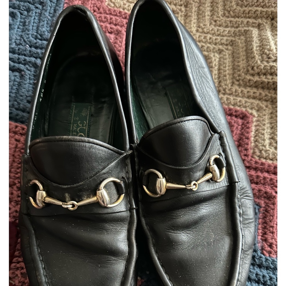 Leather Horse Bit Loafers